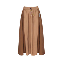 PARACHUTE SKIRT - LATTE BROWN