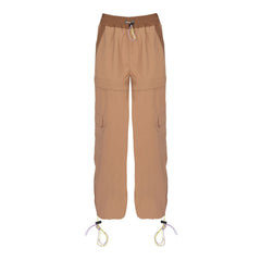PARACHUTE ZIP OFF PANTS - LATTE BROWN