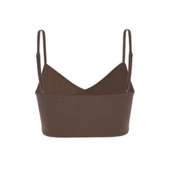 CROSS OVER SHORT BRALETTE - RUSTY GREEN