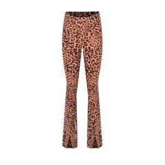 TWIST PANTS - LEOPARD