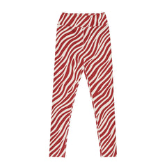 Zebra Leggings Red - Untamed Edition