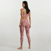 Zebra Leggings Red - Untamed Edition