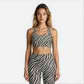 Zebra Sports Bra - Untamed Edition