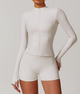 Sculpt Zip-Through Jacket, Clay