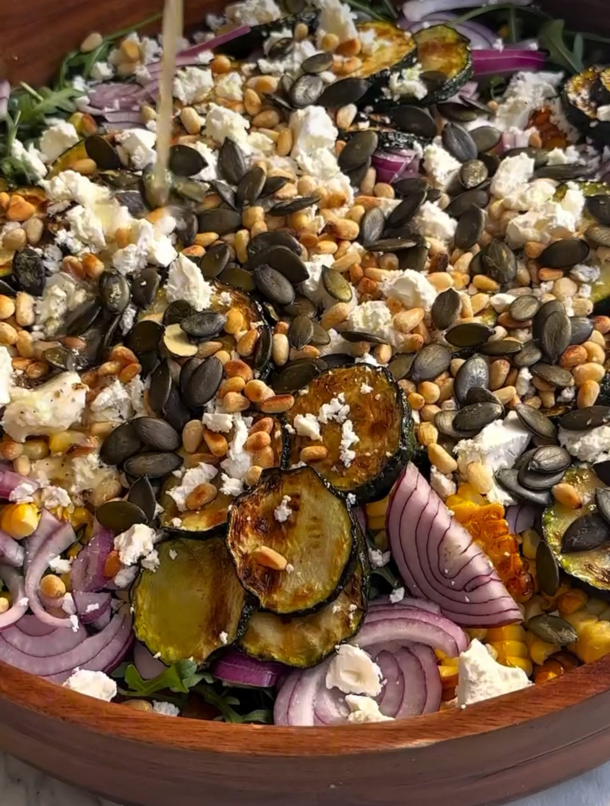 Grilled Zucchini Salad
