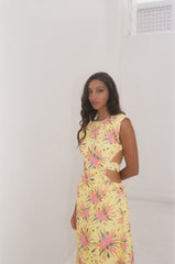 Rome Stunning Yellow Maxi Dress