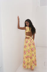 Rome Stunning Yellow Maxi Dress