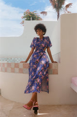 Daphne Rose Blue Party Dress