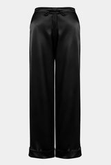 The Lady Silk Pants Crystal Black