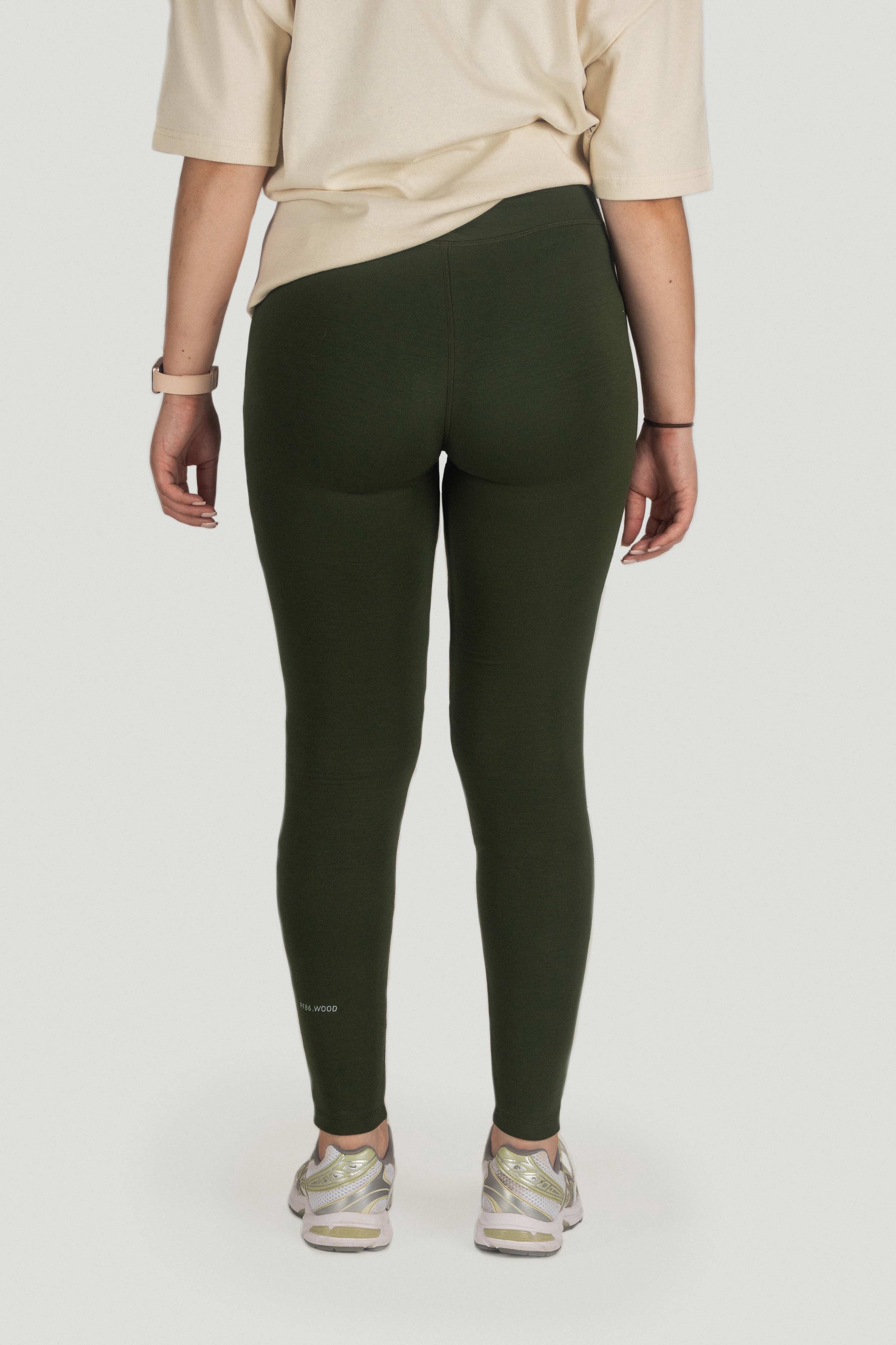 [PF86.Wood] Leggings - Pine Green