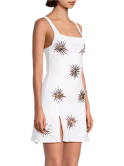 Callie Luxury Embellished White Dress