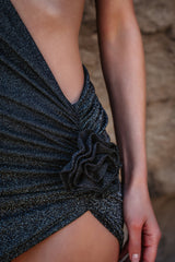 Azaria One-Shoulder Coverup