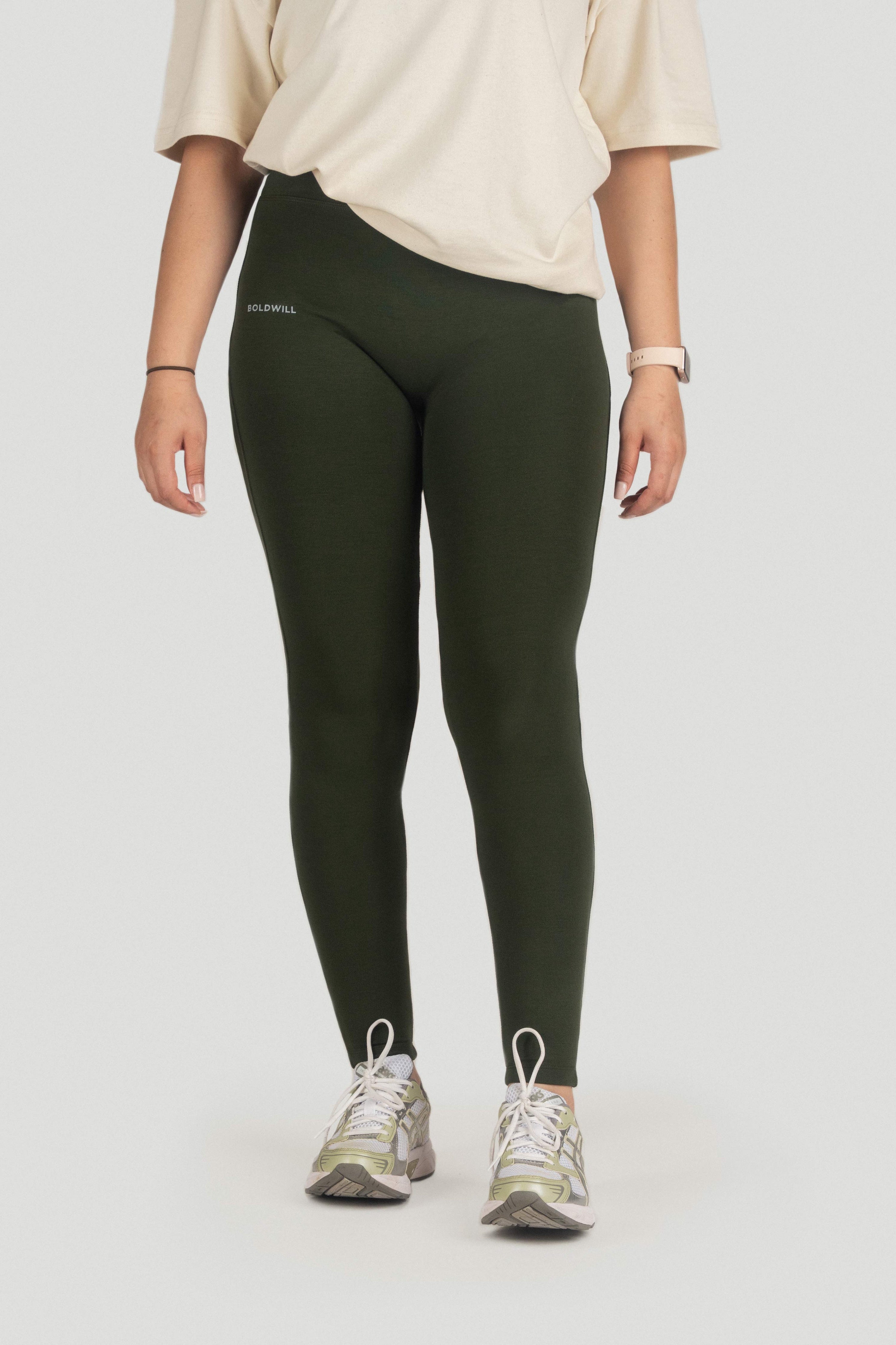 [PF86.Wood] Leggings - Pine Green