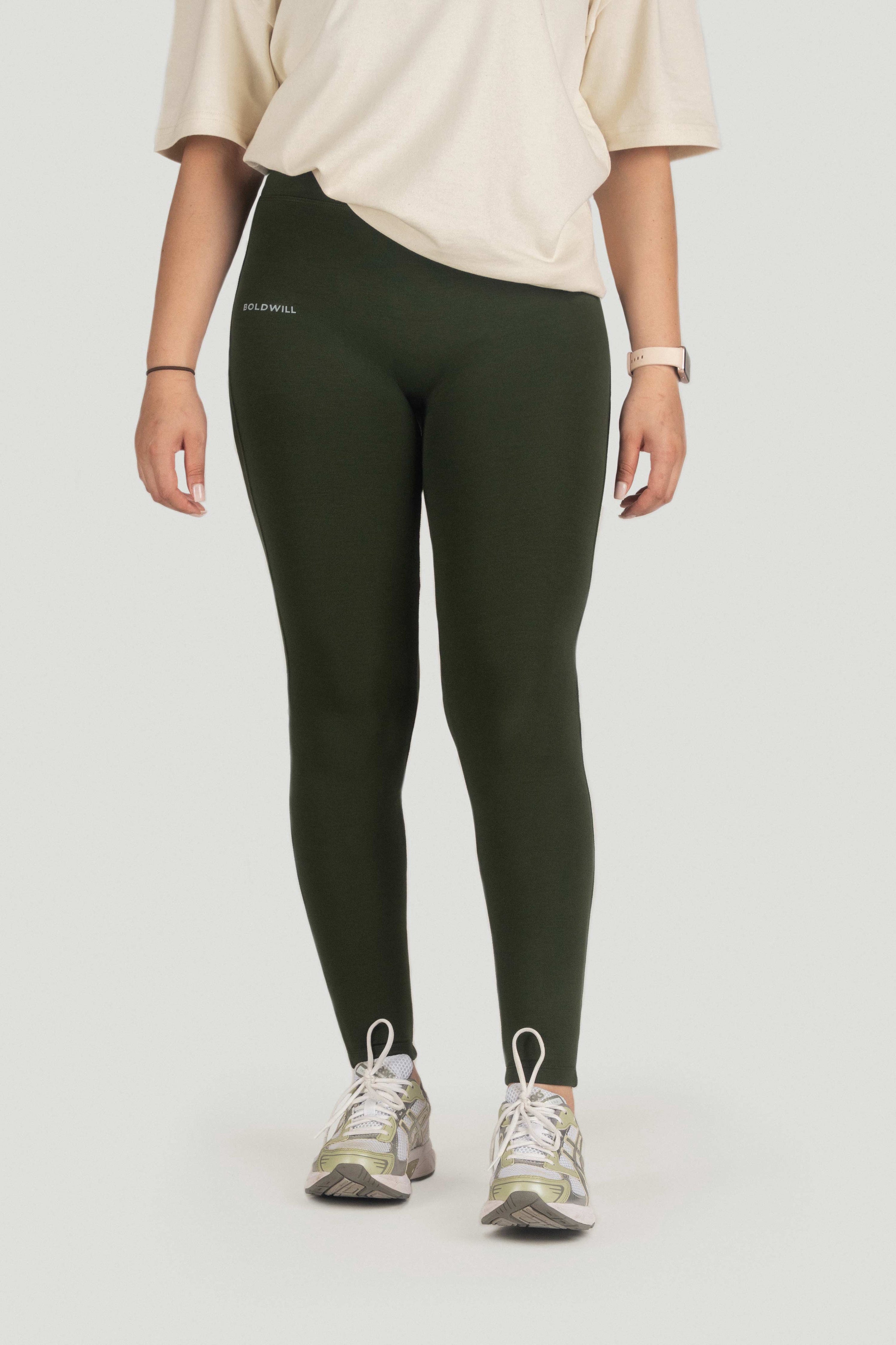 [PF86.Wood] Leggings - Pine Green