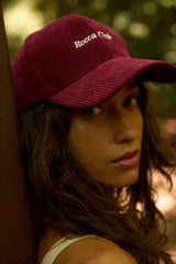 Organic Corduroy Alex Cap Burgundy