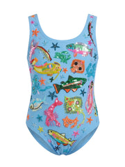 Arizona Kids Swimsuit - Blue