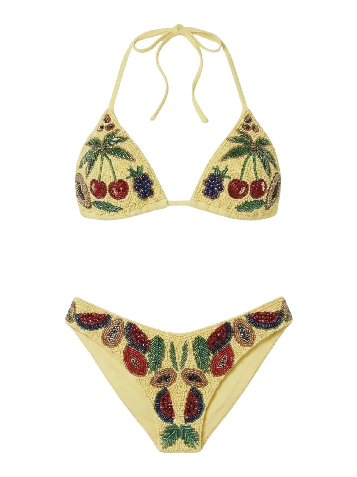 Cherry Bikini Bottom in Navy