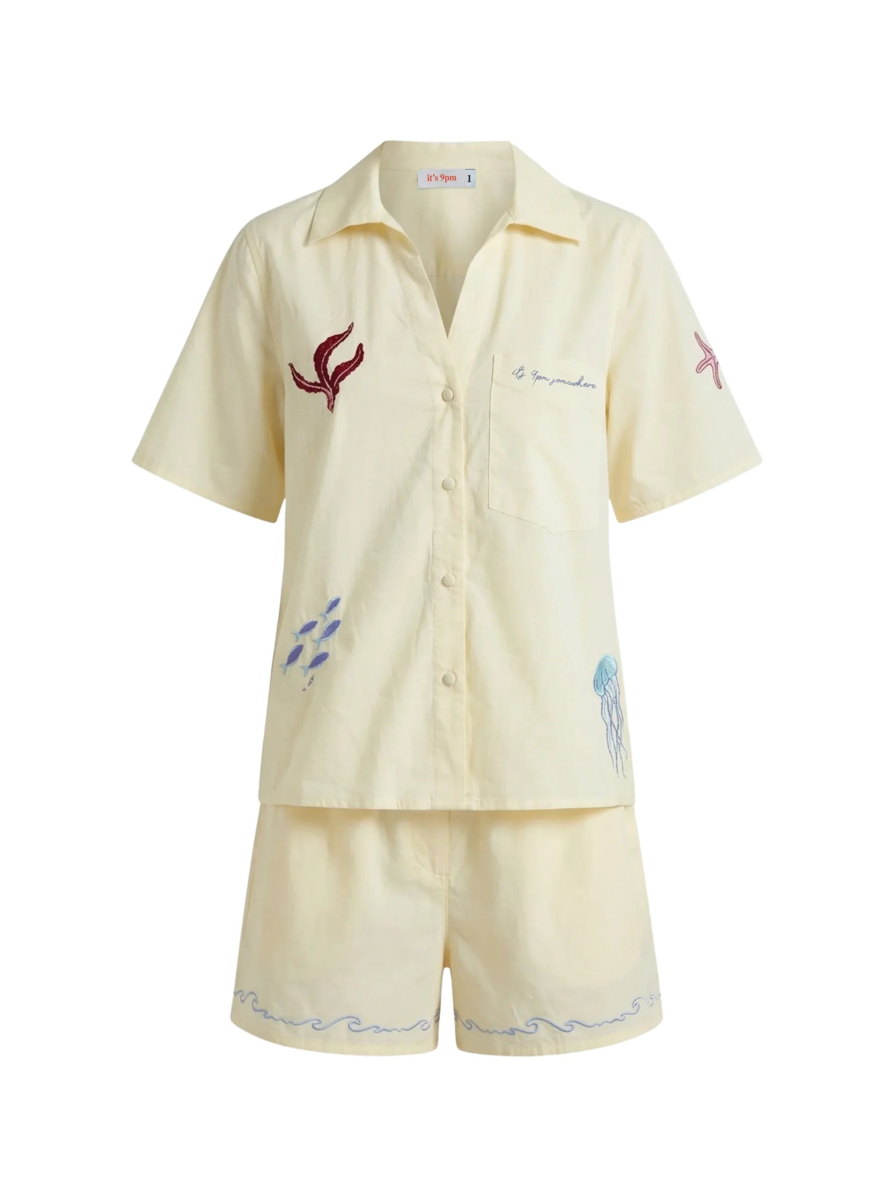 Oceanus X It's 9pm Matilda Yellow Embroidery Set