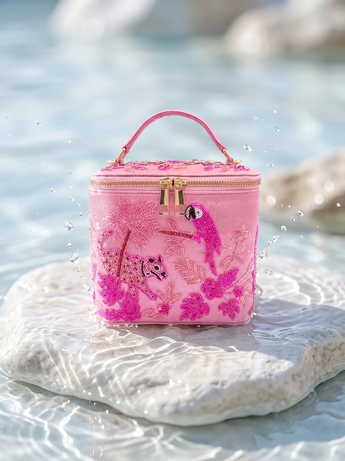 Tropical Pink Vanity Bag