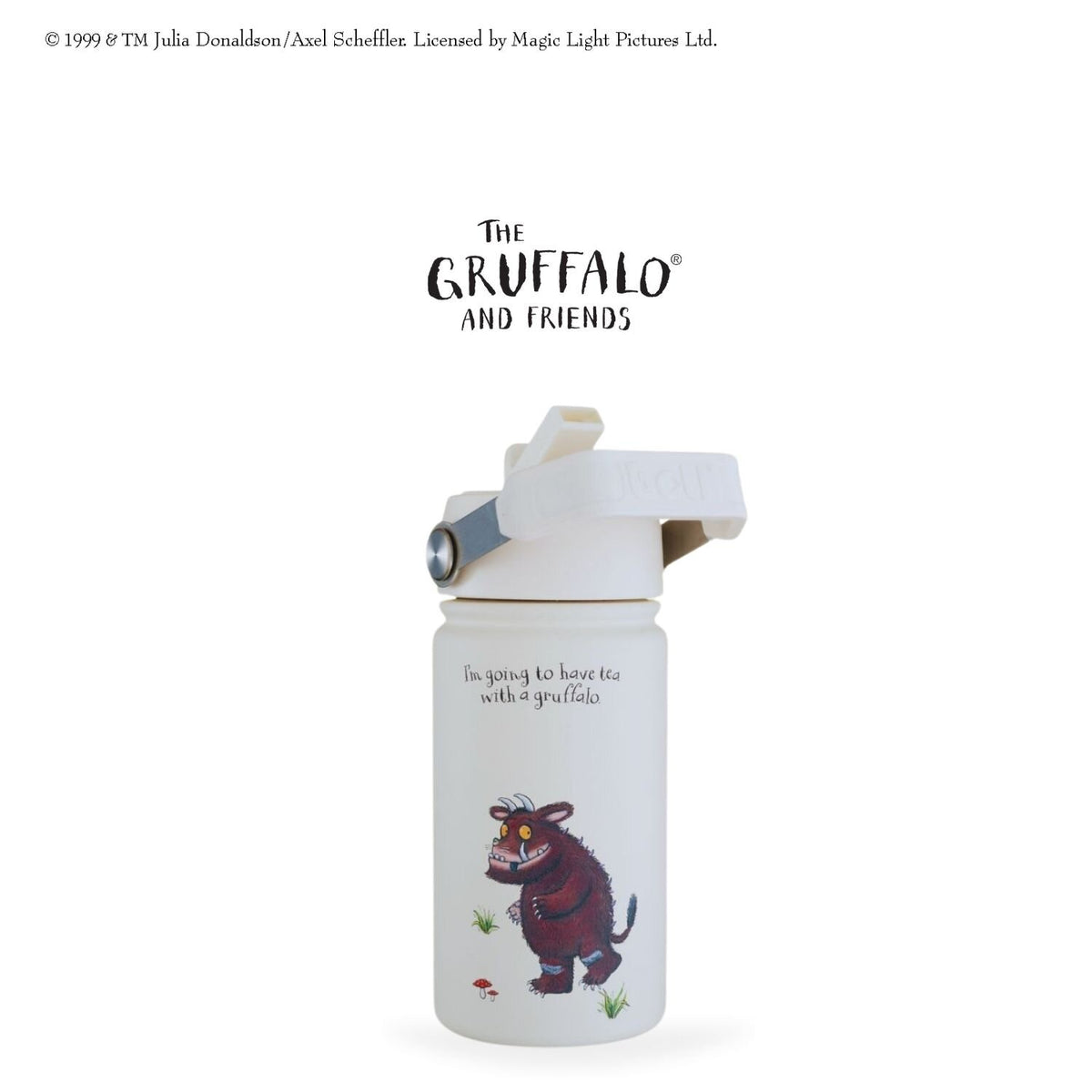 400ml Epic Gruffalo Stainless Steel Kids Water Bottle | Cream | BOTL