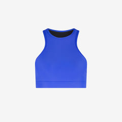 Bikini Top Racerfront Tie ― Cobalt Blue