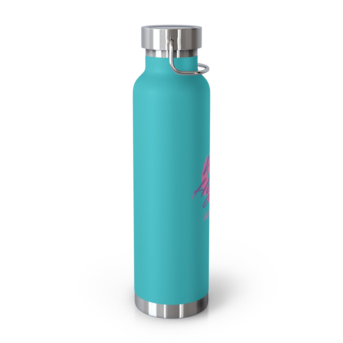 Copy of 22oz Copper Vacuum Insulated Bottle — Cheerful Mint Green Mascot Design