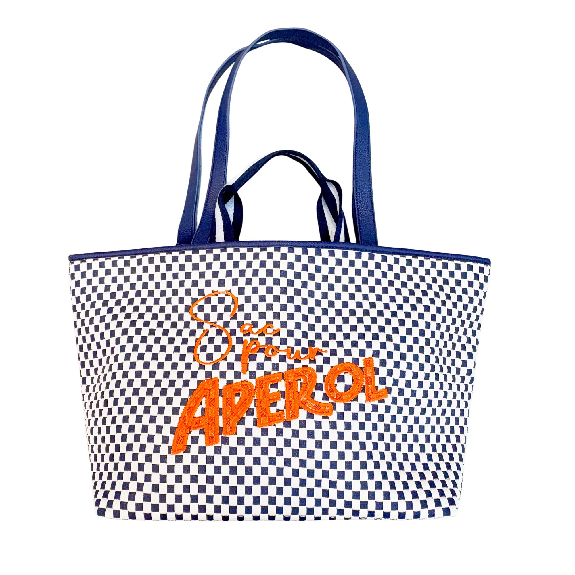 Oh La La Neon Summer Bag Pink Grey