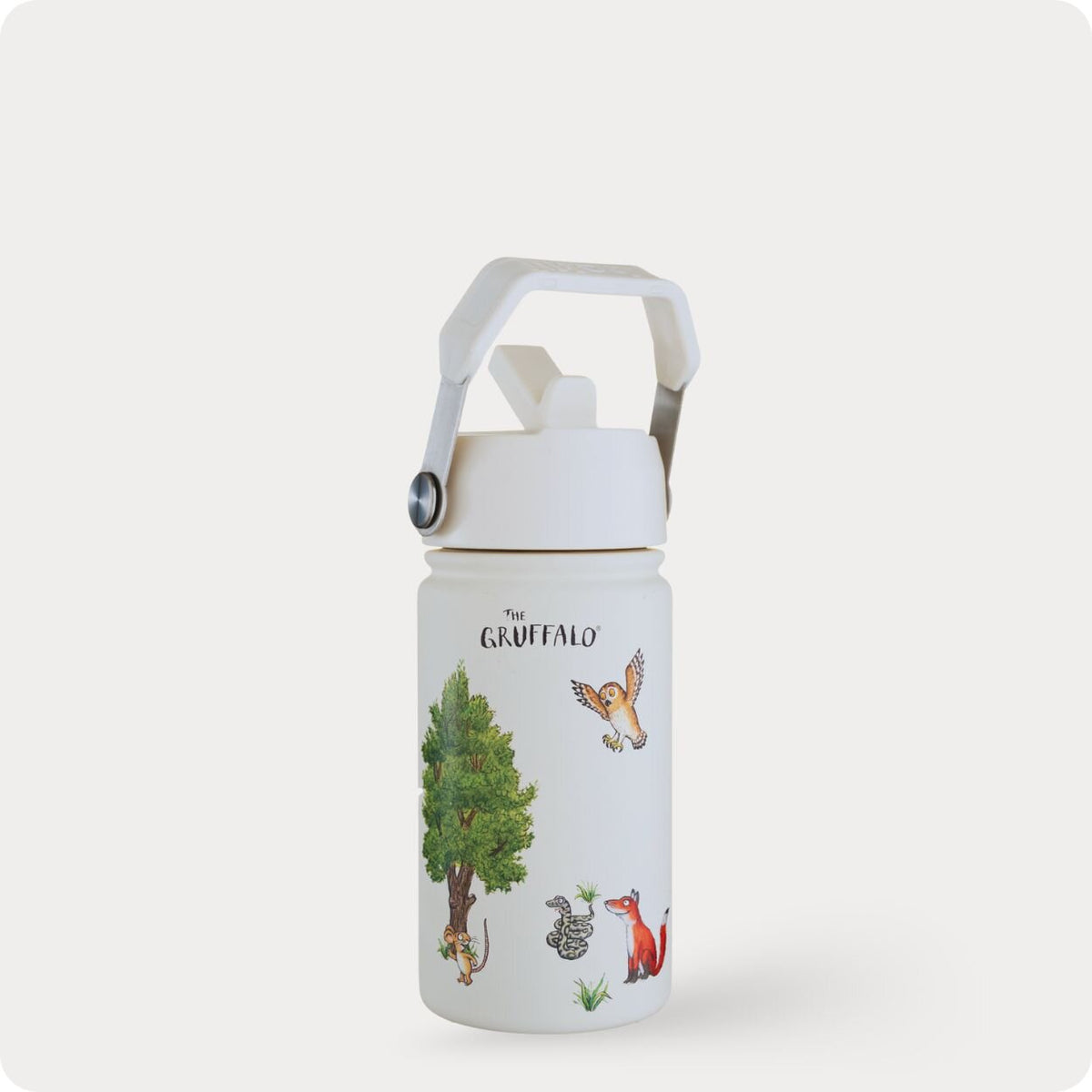 400ml Epic Gruffalo Stainless Steel Kids Water Bottle | Cream | BOTL