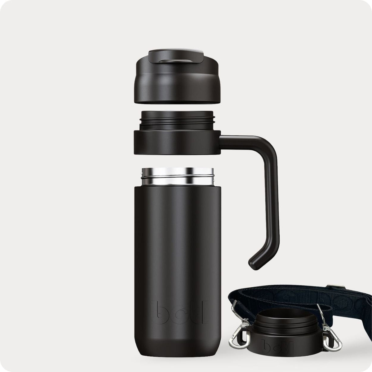 Insulated Travel Mug 400ml Leakproof Coffee Cup Stainless Steel BPA-Free | BOTL