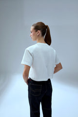 YOUR *ITCH SHOULDER PADDED T-SHIRT - WHITE