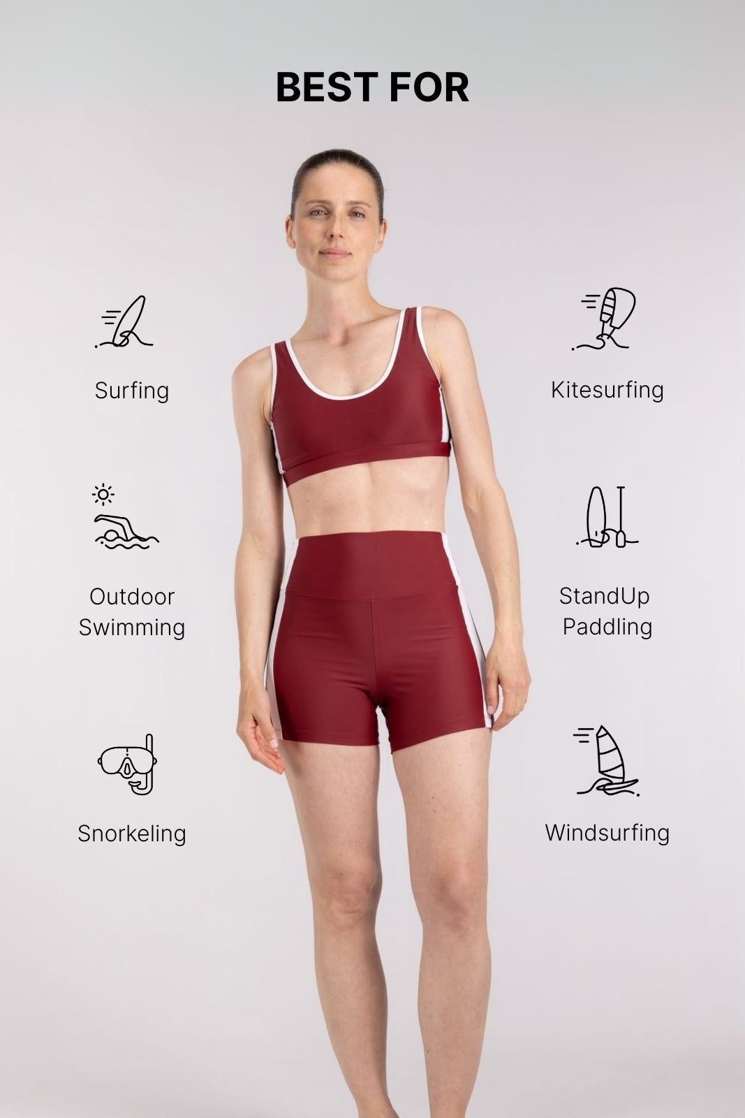 Sports Top ― Red / White