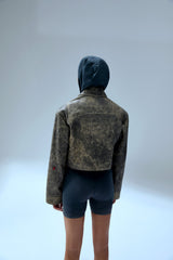 YOUR *ITCH ACID WASH BIKER LEGGING