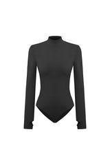 High Neck Bodysuit - Black