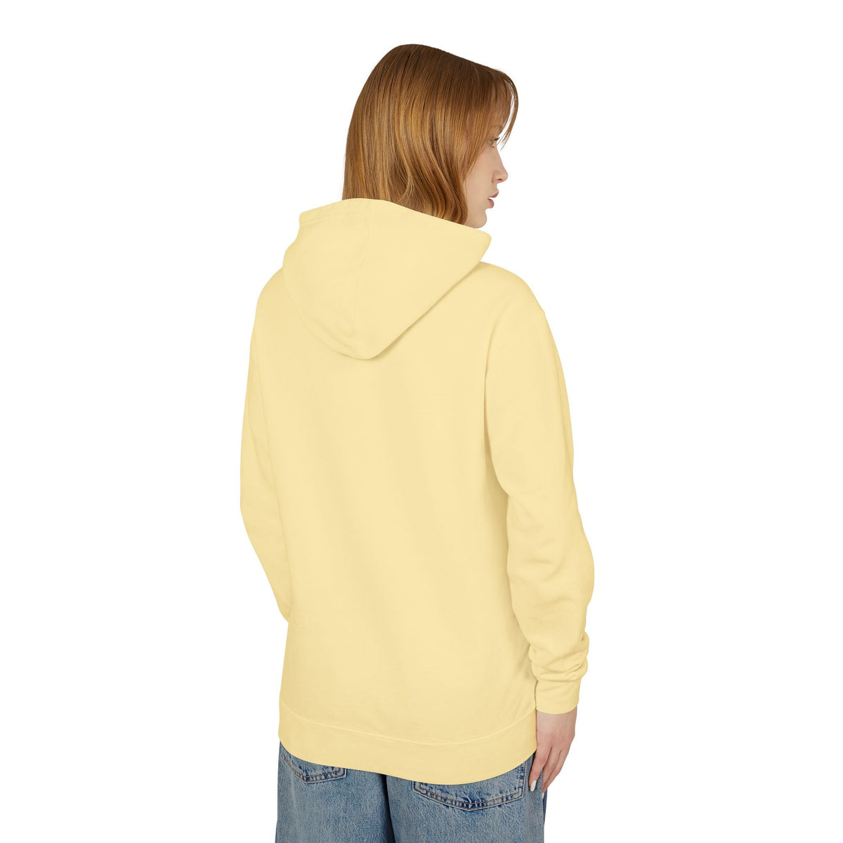 Apollo Vibe Hoodie – Retro Pink Script Lightweight Hooded Sweatshirt