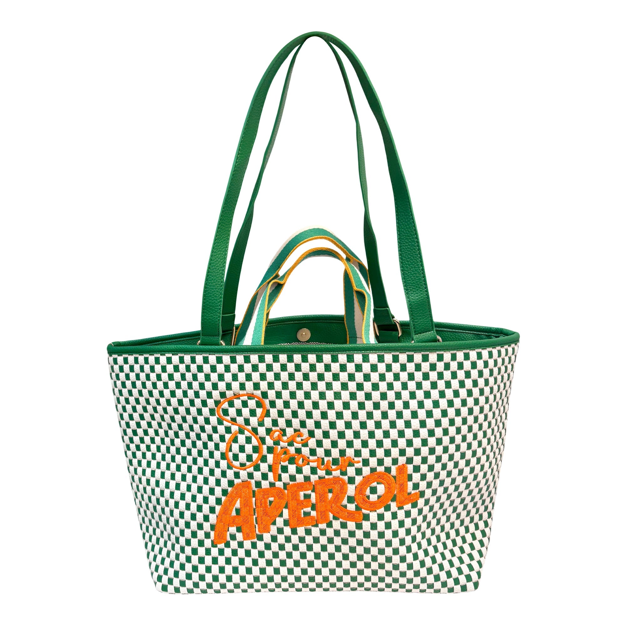 Oh La La Neon Summer Bag Pink Grey
