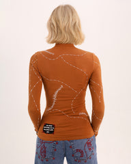 Soulstitch High Neck in Camel Brown