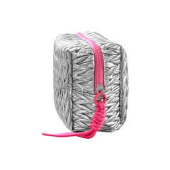 Silver Bonjour MF Cosmetic Bag