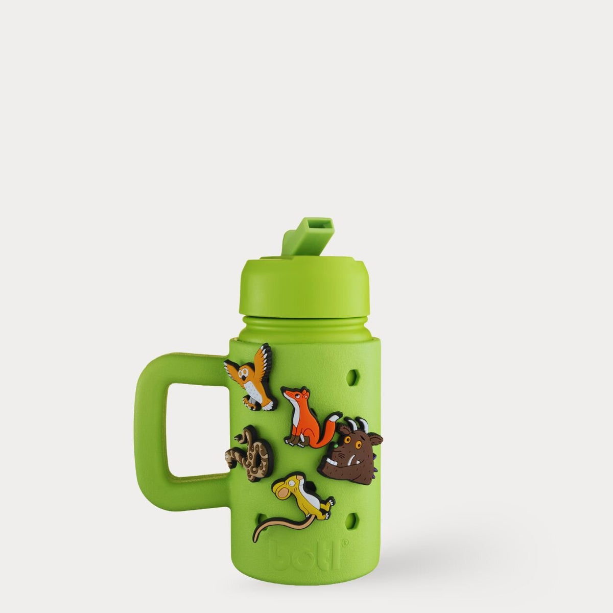 Personalised Gruffalo Green Epic Jug | 400ml Kids Water Bottle With Charms