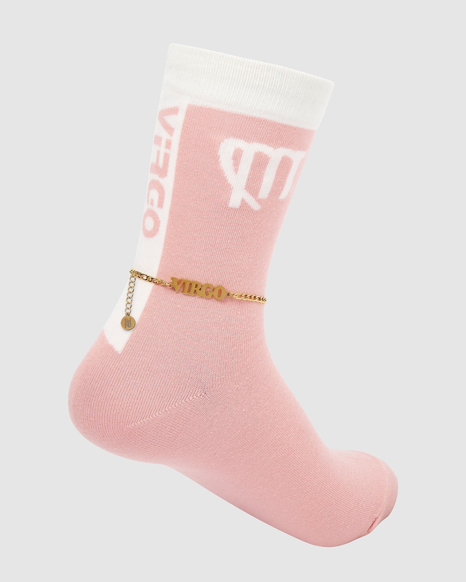 Horoscope Gold Anklet and Sock Set - Virgo