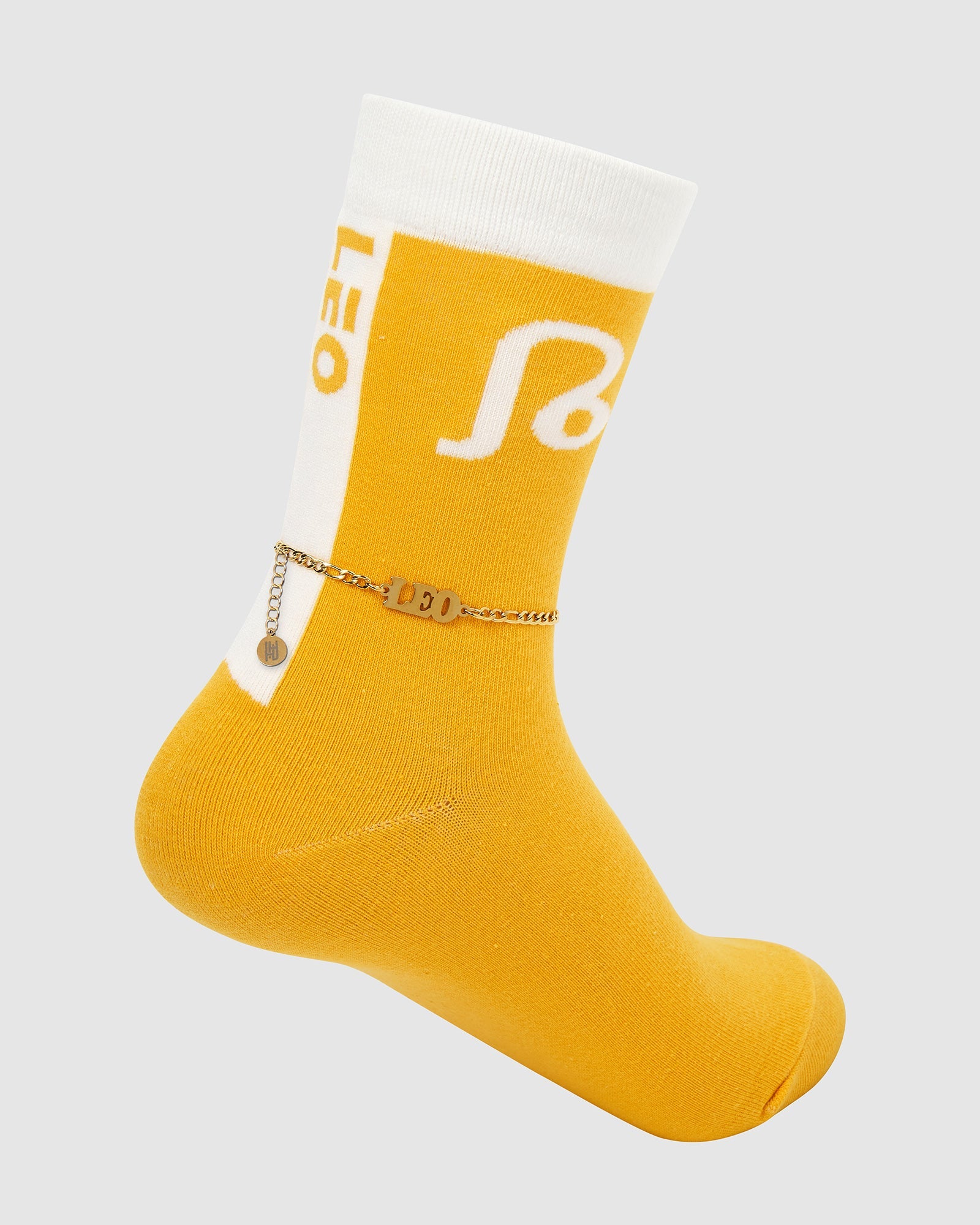 Horoscope Gold Anklet and Sock Set - Leo