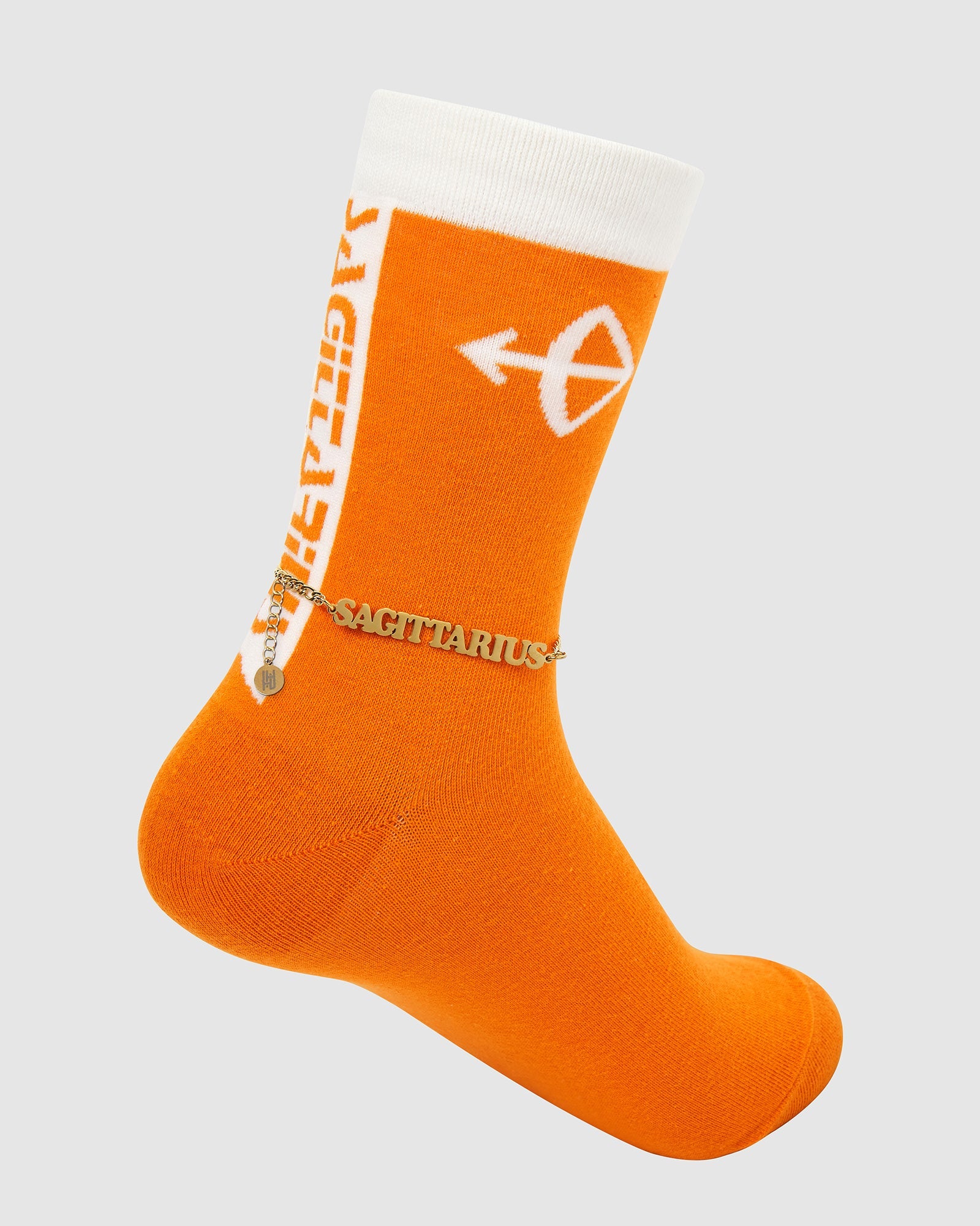 Horoscope Gold Anklet and Sock Set - Sagittarius