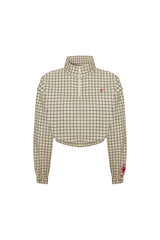Parachute Crop Sweat - Chino Green