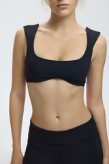 BARDOT BRALETTE – CHARCOAL