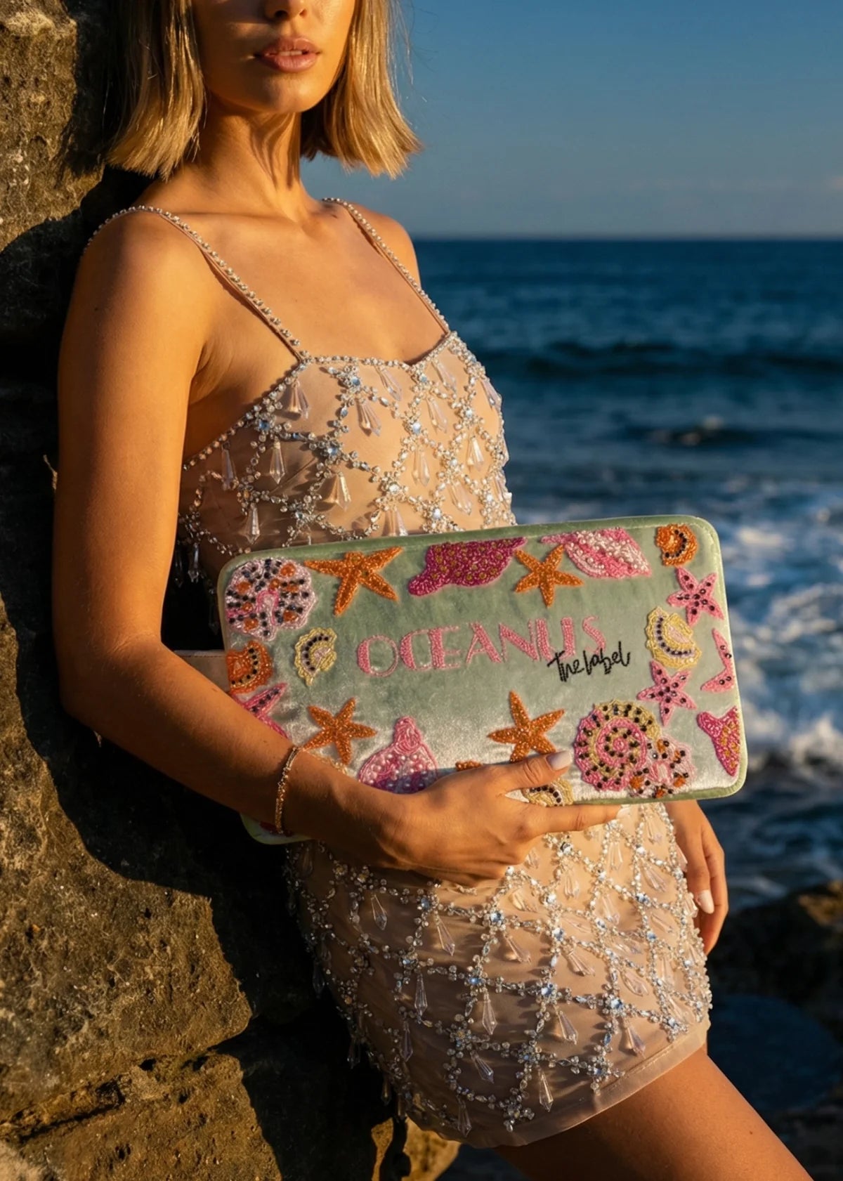 Oceanus Sea Treasure Beaded Bag