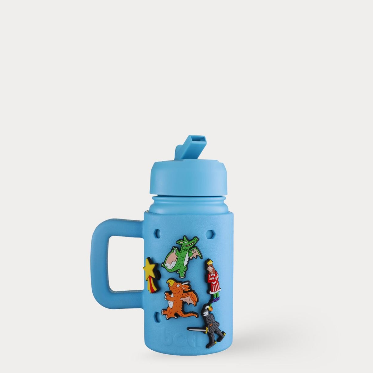 Personalised Zog Blue Kids Water Bottle | 400ml Epic Jug With Charms