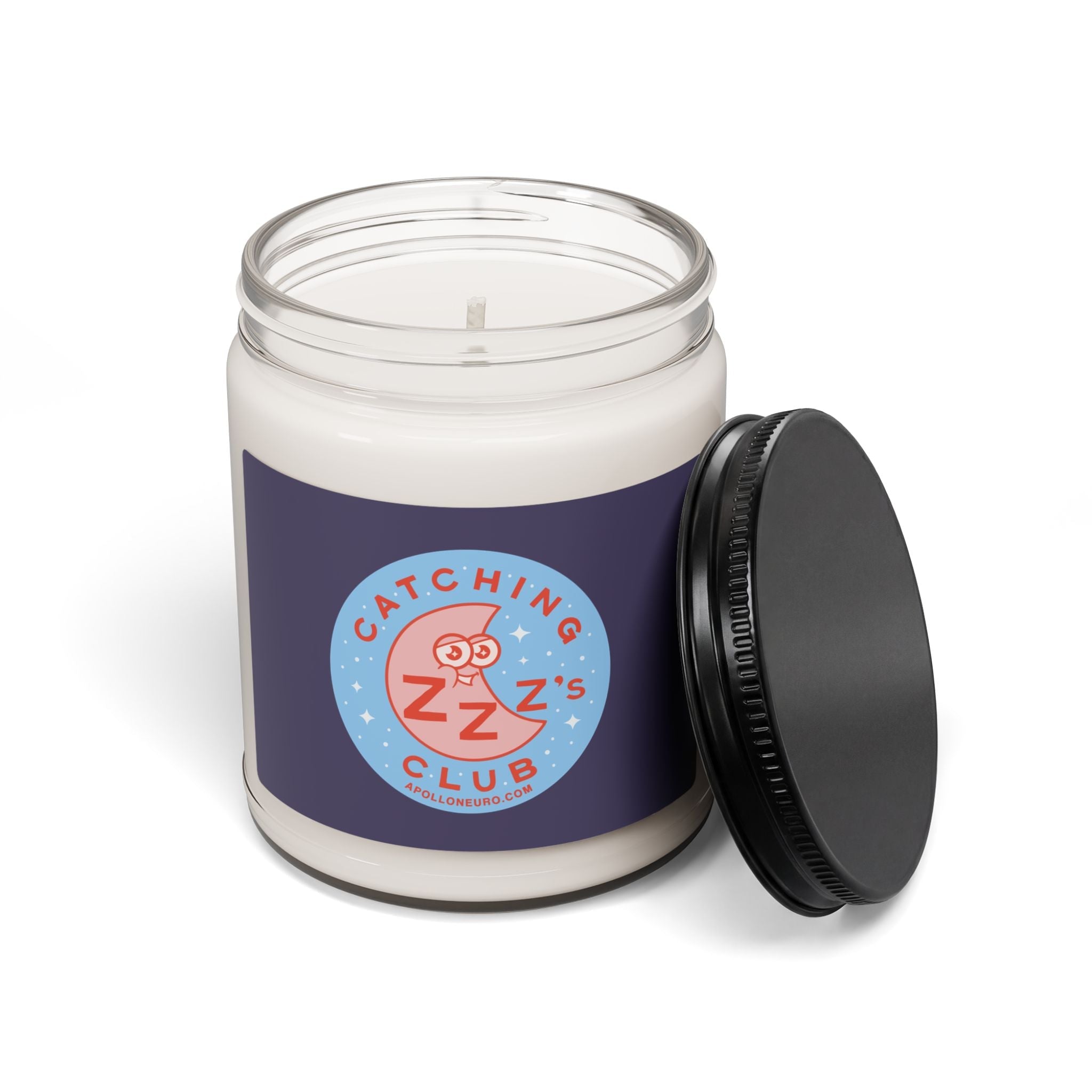 Catching Zzz's Club Unscented Soy Candle – 9oz Relaxing Sleep & Bedtime Gift