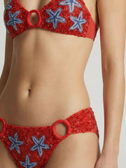 Mia Marina Red Bikini Bottom