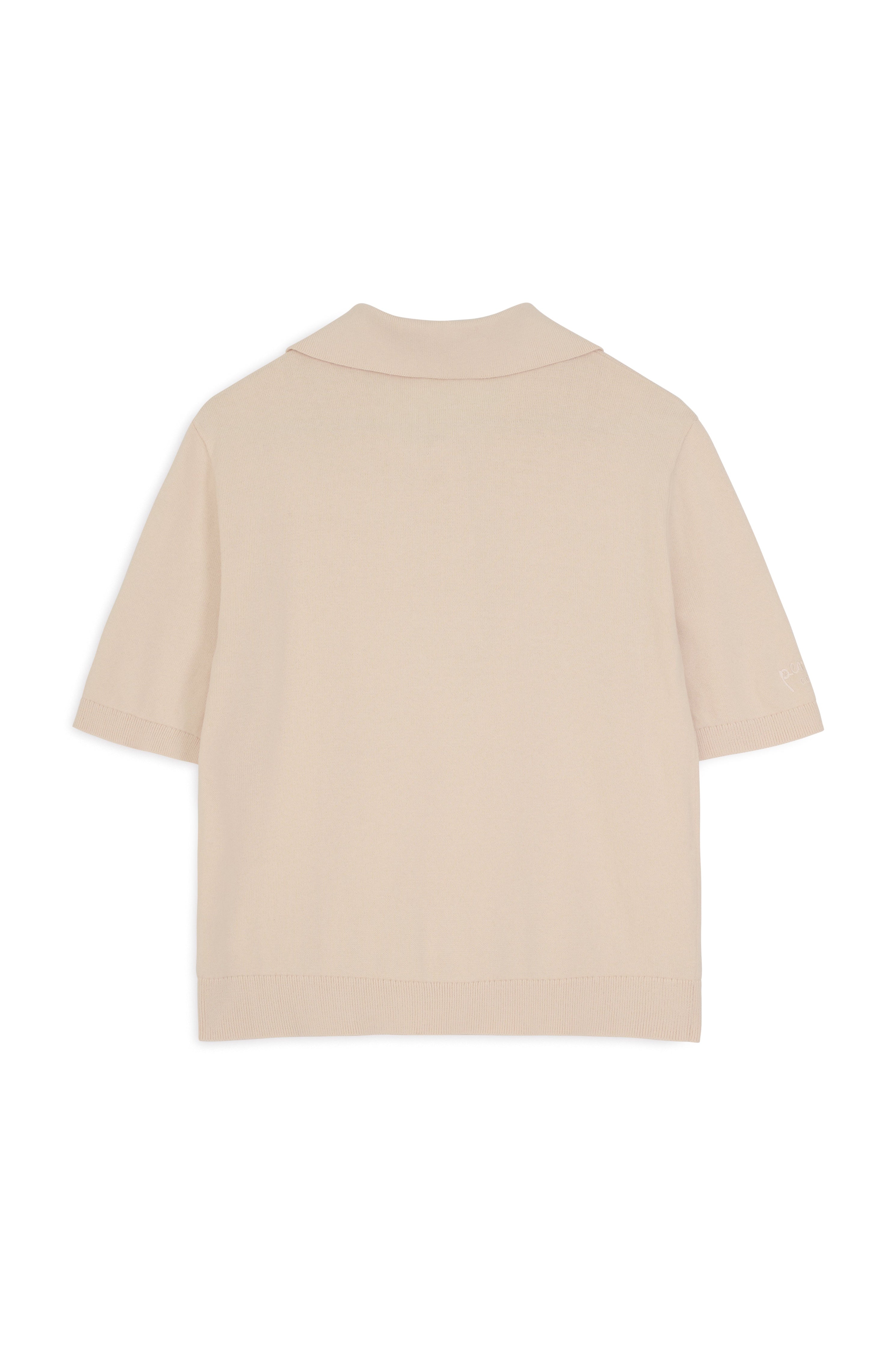 Penny Polo in Sand Trap White