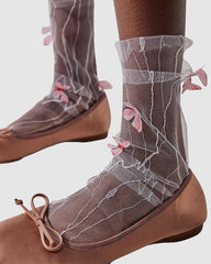 Papillon Tulle Sock