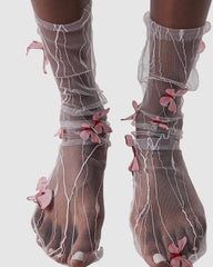 Papillon Tulle Sock